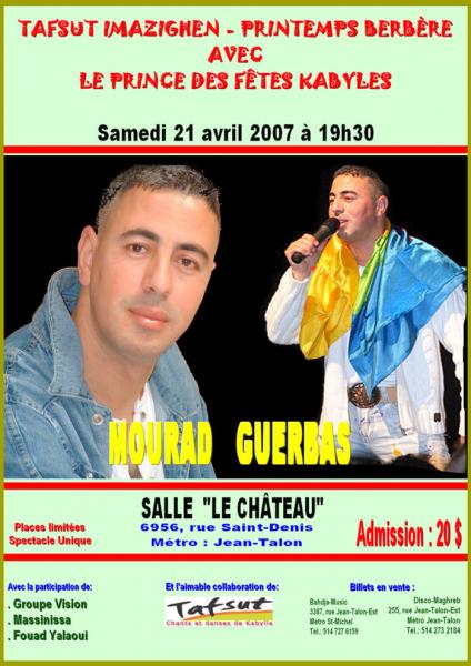 LE PRINCE DES F�TES KABYLES � MONTR�AL