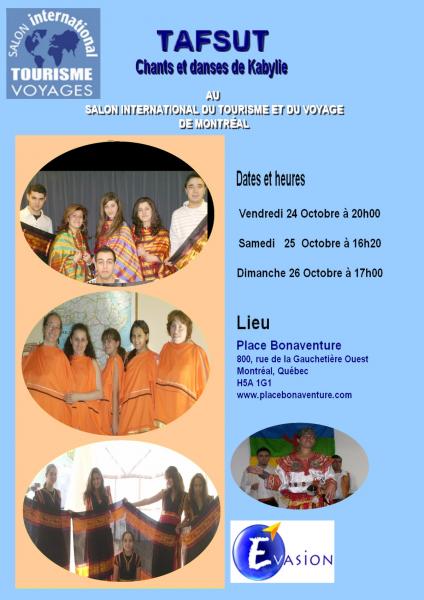 TAFSUT AU SALON INTERNATIONAL DU TOURISME ET DU VOYAGE